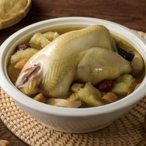 Cordyceps Scallop Chicken Soup 蟲草花螺片元貝燉雞湯