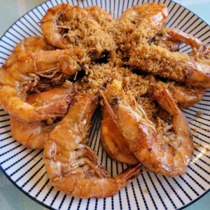 Salted Egg Yolk Fried Prawn 金沙咸蛋黃香煎大蝦